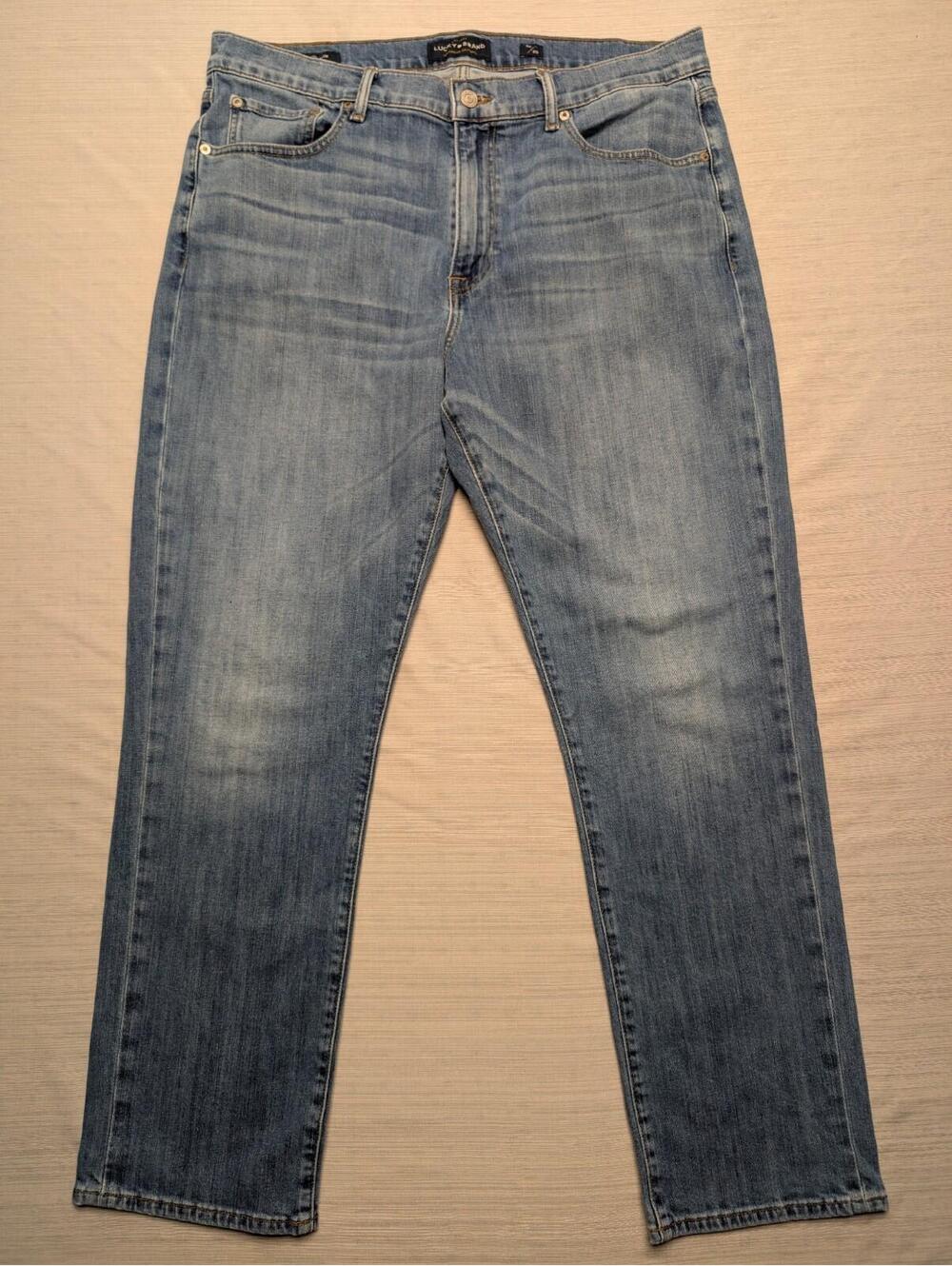 Lucky Brand 410 Athletic Slim Mens Jeans Medium Wash Size 36x30